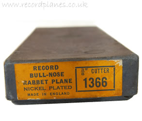 record 1366 plane box
